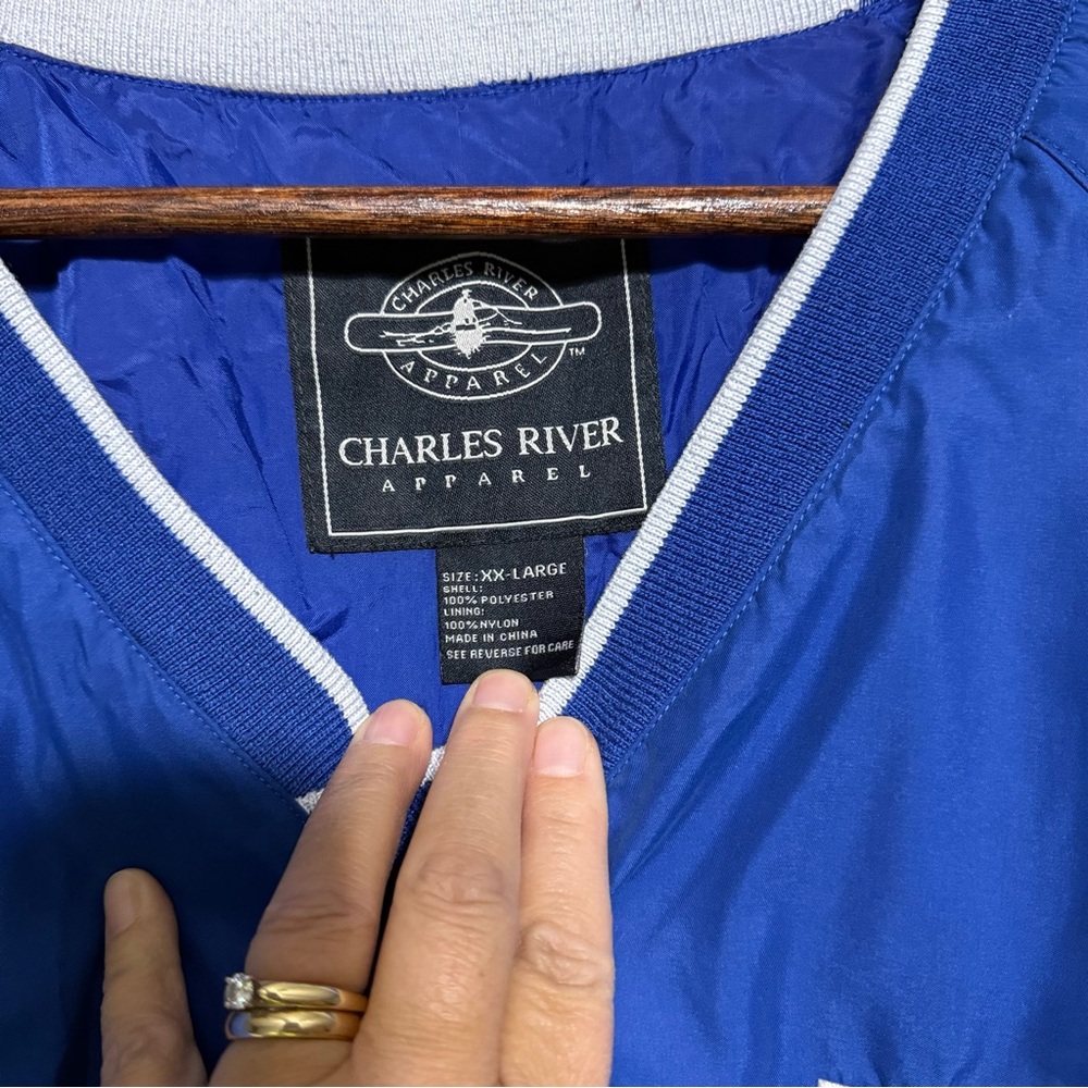 UK Wildcats Windbreaker With Side Pockets Made by Charles River Apparel Size XXL - Picture 5 of 13